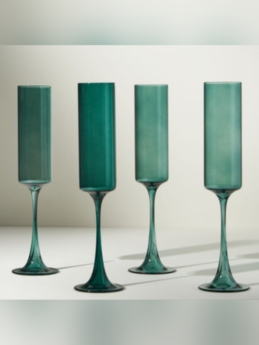 Anthropologie, Morgan Flutes, Set of 4